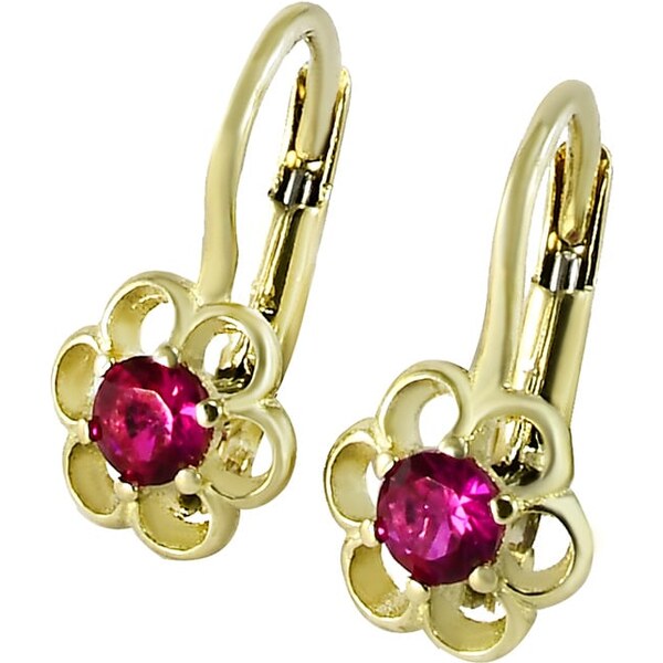 Zlaté detské náušnice Glare 326 63450087