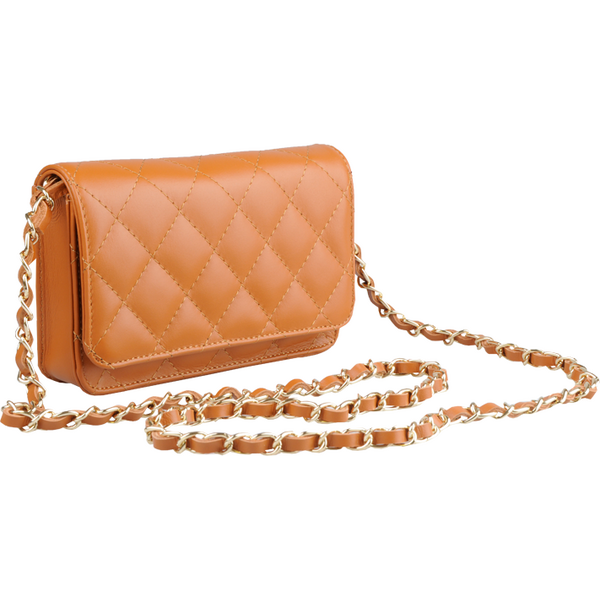 Camel kožená talianska crossbody kabelka Milva Camel NovaKabelka.sk 63453347