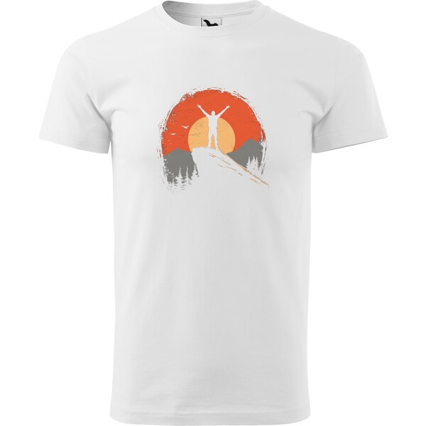 Handel Tričko - Turista na vrchole hory 63459491