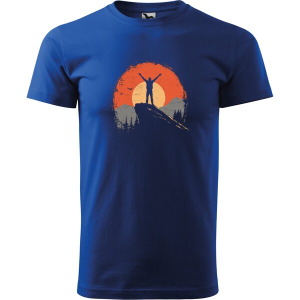 Handel Tričko - Turista na vrchole hory 63459492