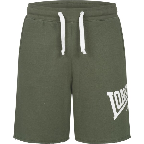 LONSDALE Nohavice kaki / biela 63465990