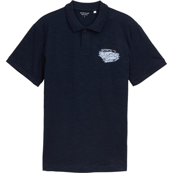 TOM TAILOR Tričko námornícka modrá / svetlomodrá / biela 63466494