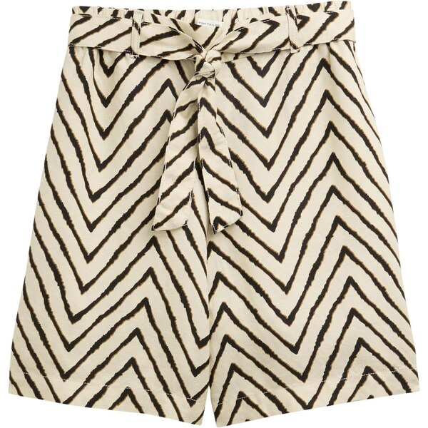 TOM TAILOR Nohavice krémová / hnedá / čierna 63505585