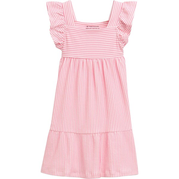 TOM TAILOR Šaty ružová / šedobiela 63466554