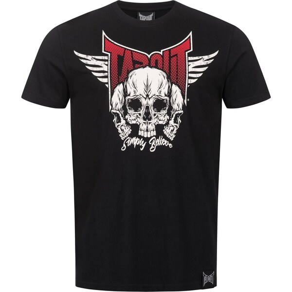 Tapout Tričko Hamlines tmavočervená / čierna / biela 63956524