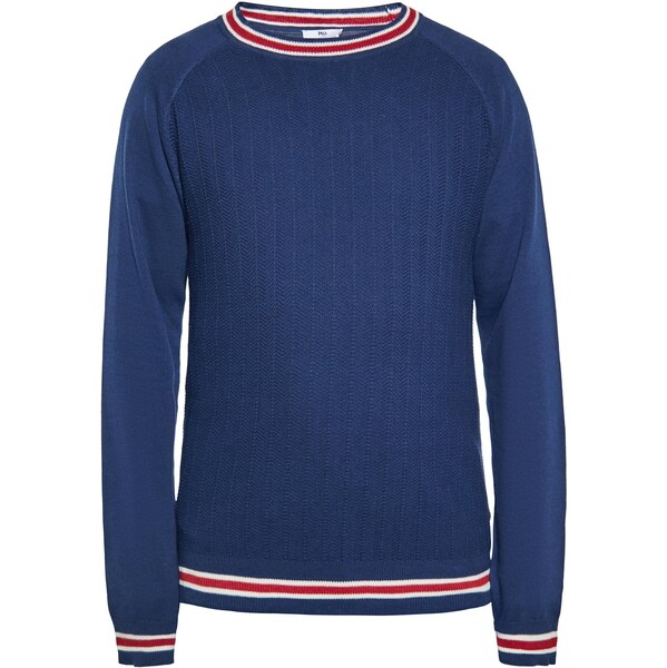boline Sveter námornícka modrá / červená / biela 65792037