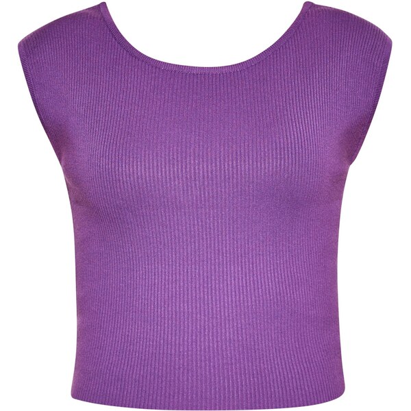 myMo at night Vyšívaný top fialová 65832093