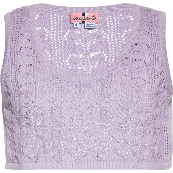 swirly Vyšívaný top levanduľová 65871633