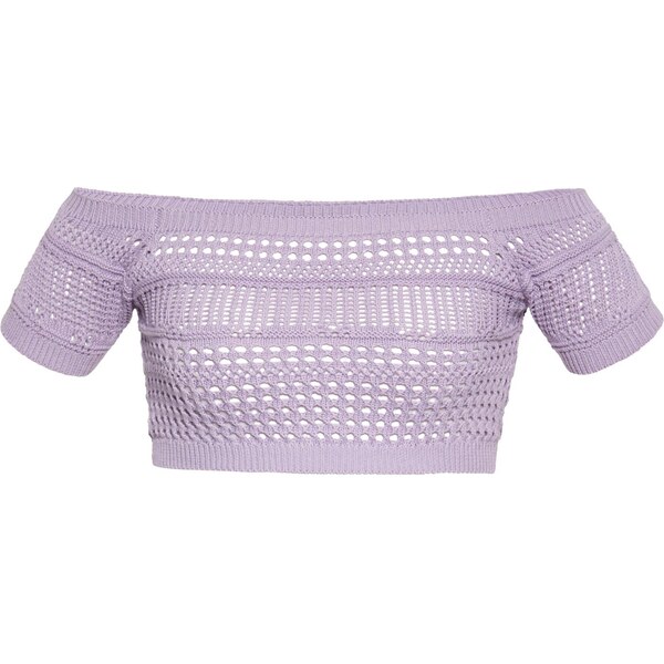 MYMO Vyšívaný top levanduľová 65871644