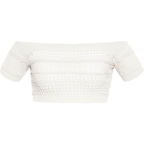 MYMO Vyšívaný top biela 65871724