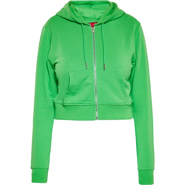 swirly Tepláková bunda zelená 65871750