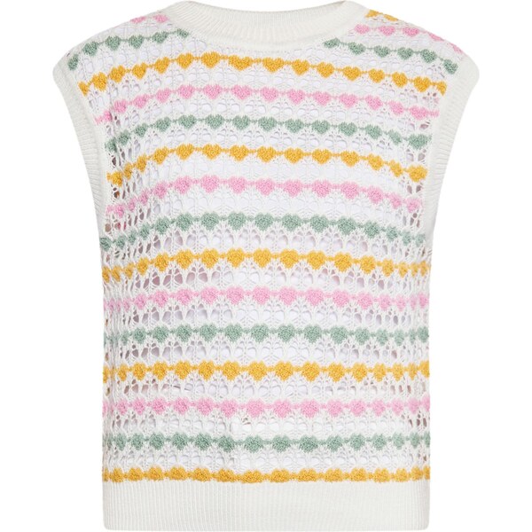 ebeeza Sveter karí / pastelovo zelená / staroružová / biela 65871875