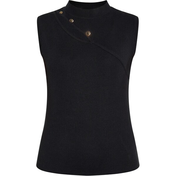 NAEMI Vyšívaný top čierna 65872145