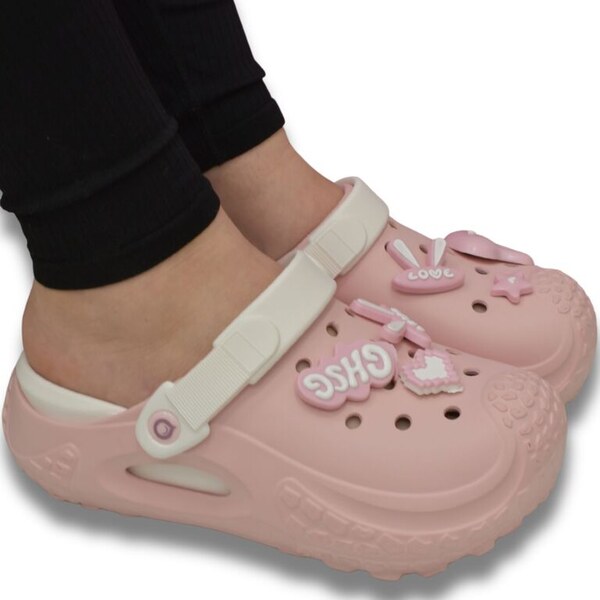 JOHN-C Dámske ružové crocsy SIMA 63471233