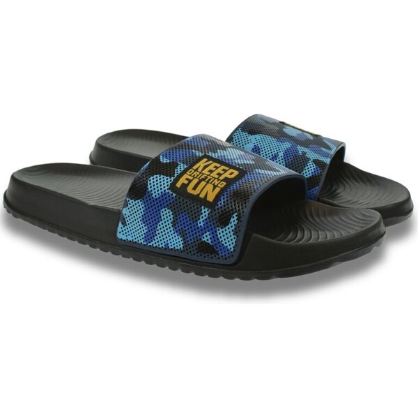 JOHN-C Pánske maskáčové šľapky FUN 63471251