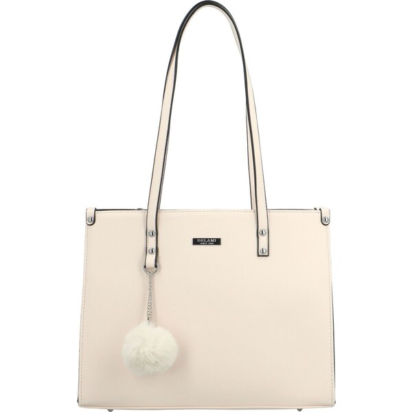 Dámska kabelka na rameno púdrová - Delami Sabin telová 63500751