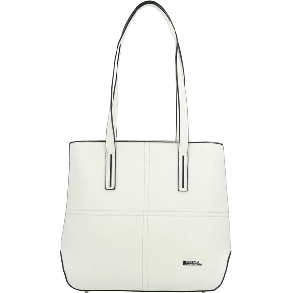 Dámska kabelka na rameno biela - Delami Glimmer biela 63500735