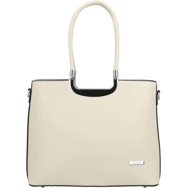 Dámska kabelka do ruky svetlo krémová - Delami Bella Rosa krémová 63500740