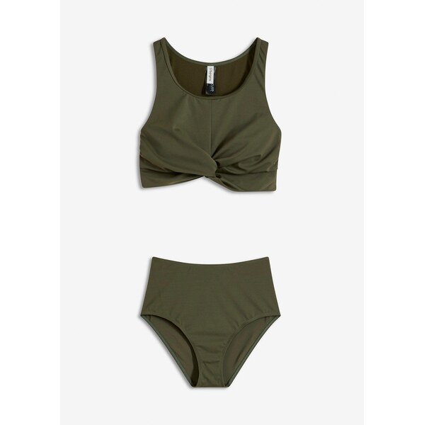 bonprix Bikiny bustier (2-dielne), z recyklovaného polyamidu, farba 63477610