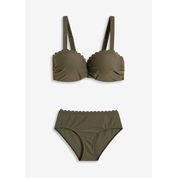 bonprix Bikiny s kosticami (2-dielne), farba zelená 63477627