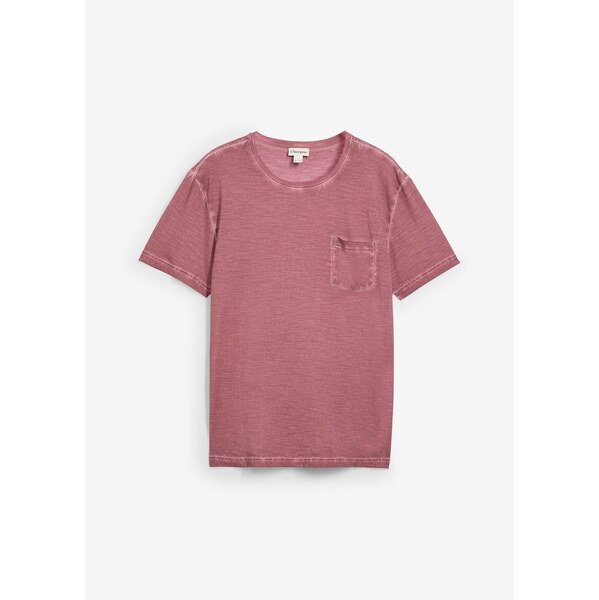 bonprix Tričko vo vypranom vzhľade, farba fialová 63477636