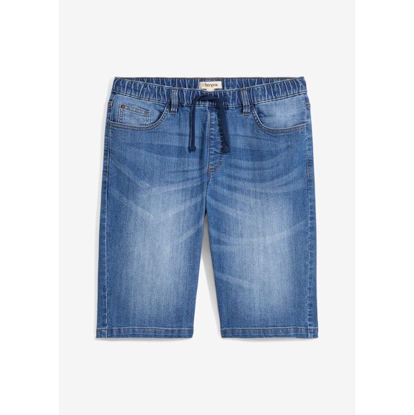bonprix Ľahké dlhé bermudy, Regular Fit, farba modrá 63477642