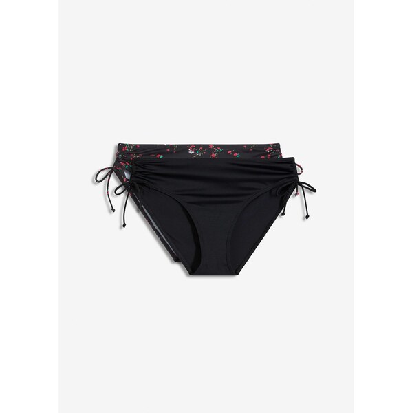 bonprix Bikinové nohavičky (2 ks), farba čierna 63477744