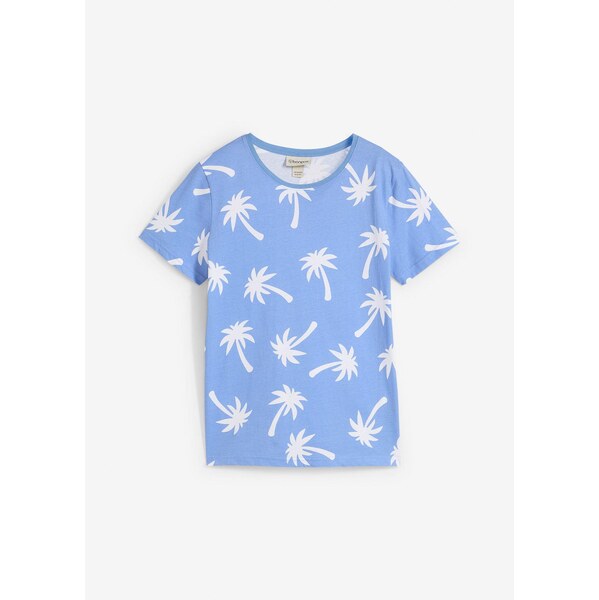 bonprix Tričko z bio bavlny, farba modrá 63478278