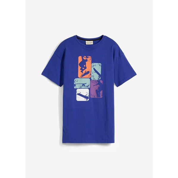 bonprix Tričko z bio bavlny, farba modrá 63478567