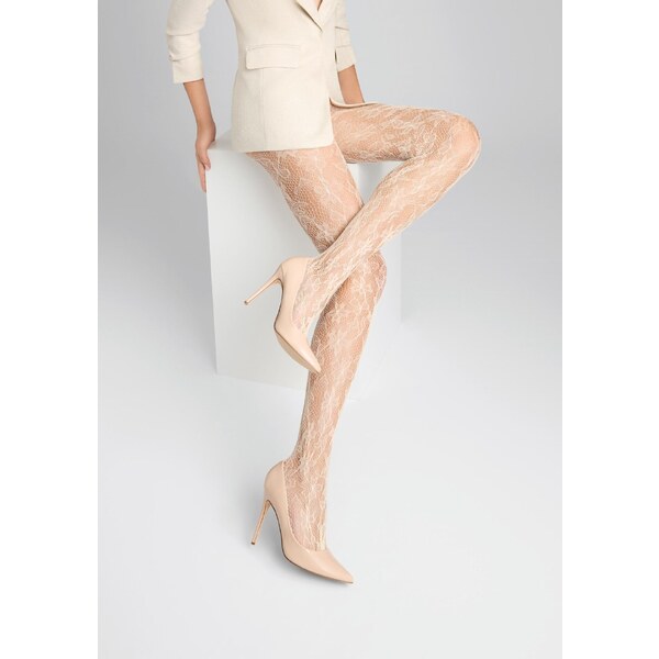 Dámske pančuchy so žakárovou väzbou CHARLY E01 Marilyn 63477436