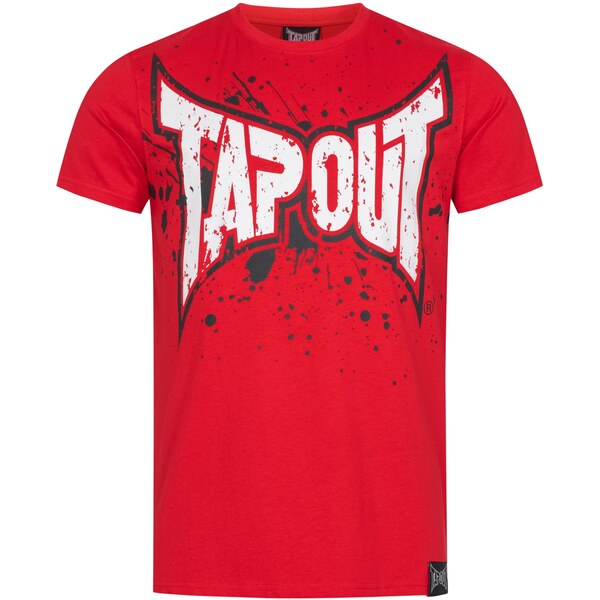 Tapout Tričko Splashing červená / čierna / biela 63956528