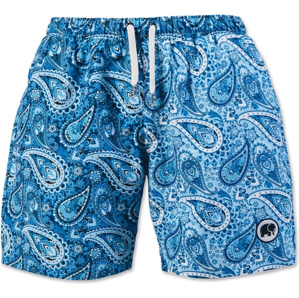 Trendsplant Plavecké šortky PAISLEY SEAQUALYARN modrá 63482756