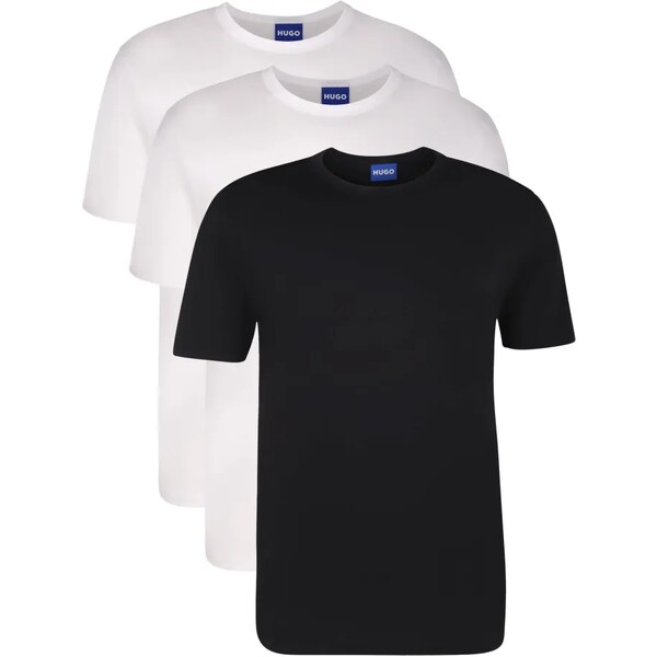 Hugo Blue Tričko 3-balenie | Regular Fit 62475032