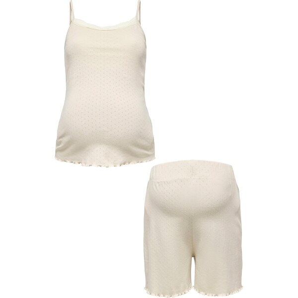 Only Maternity Kraťasy OLMPOINT béžová 63482877