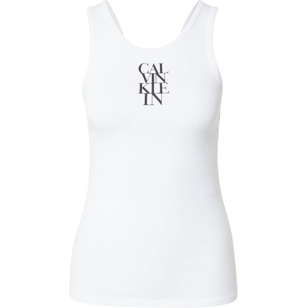 Calvin Klein Jeans Top čierna / biela 63483056