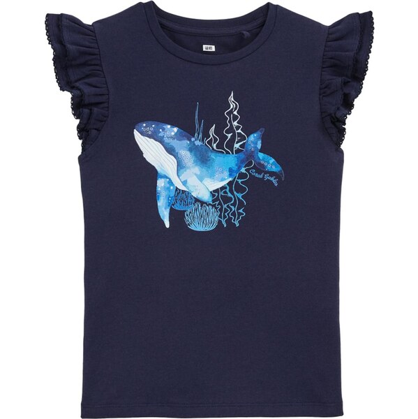 WE Fashion Tričko námornícka modrá / pastelovo modrá / biela 65651628