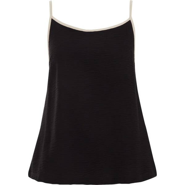 WE Fashion Top sivobéžová / čierna 65878235