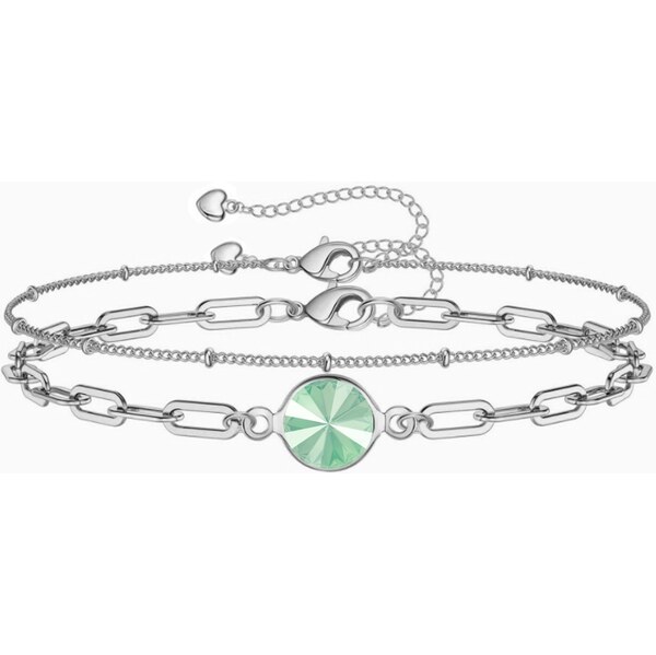 SWAROVSKI Elements Swarovski e. set dvoch náramkov na nohu/ruku Laguna 63488525