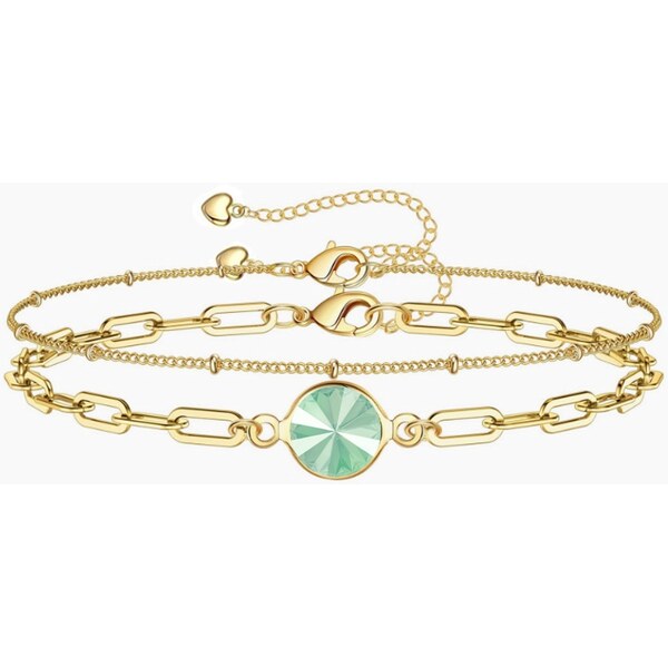 SWAROVSKI Elements Swarovski e. set zlatých náramkov na nohu/ruku 63488526