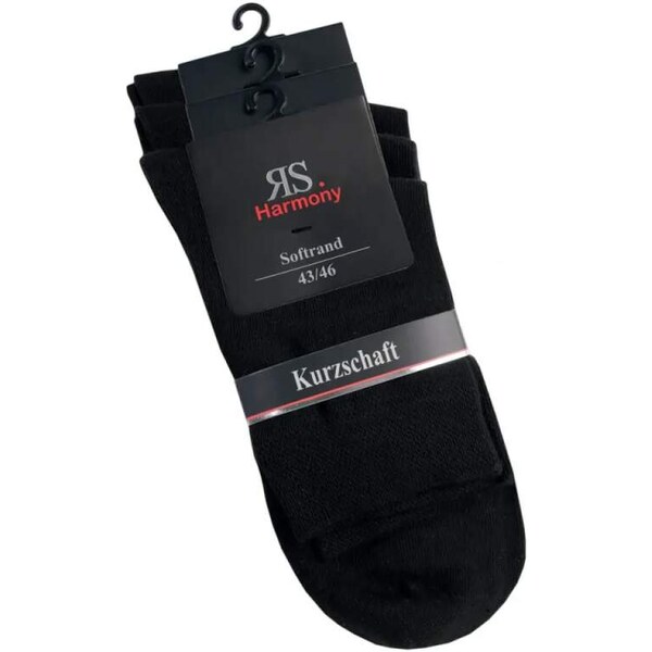 Pánske bavlnené skrátené ponožky RS černá 39-42 3 páry 63489971