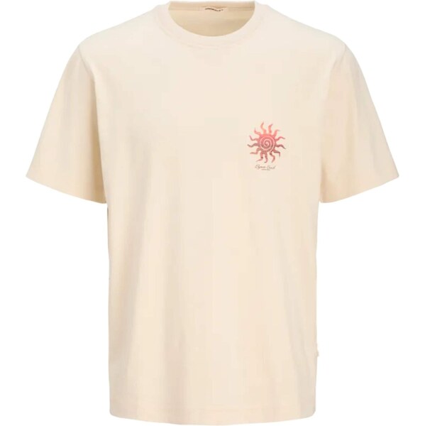 Jack & Jones Junior Tričko JORCanggu Summer žltohnedá / brusnicová / 63505564