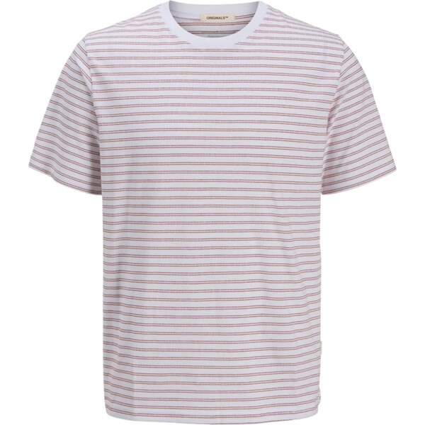 JACK & JONES Tričko JORCanggu krvavo červená / biela 63490739