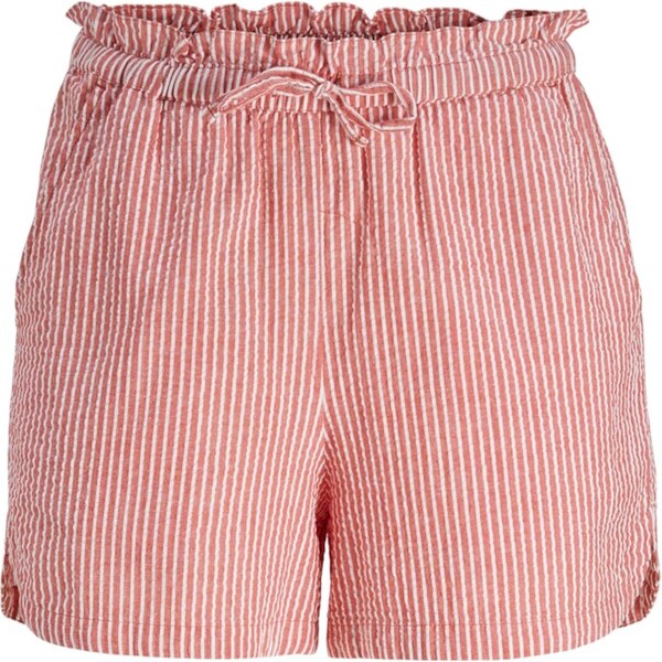 JJXX Nohavice JXWindy oranžovo červená / biela 63694423