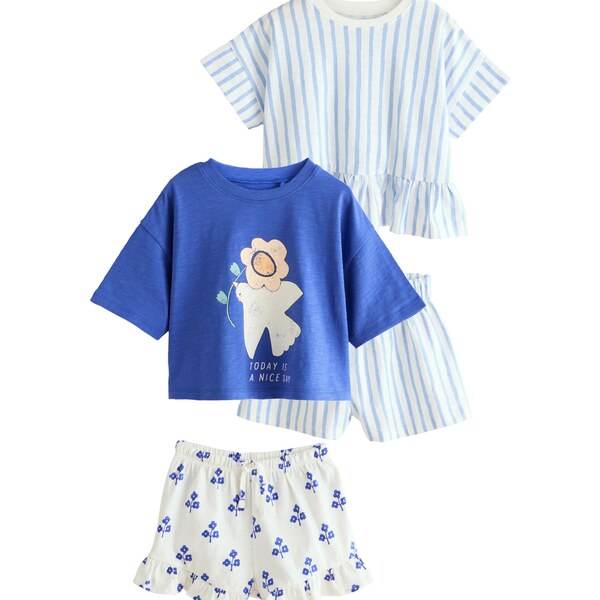 Next Set modrá / biela 64528573