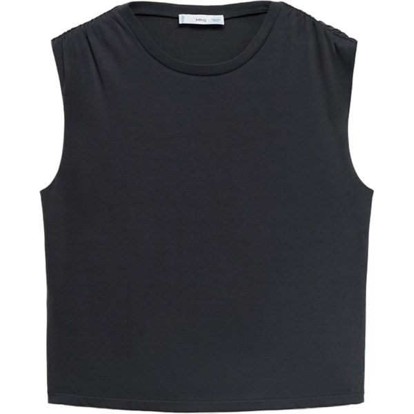 MANGO Top KIWI antracitová 65292394