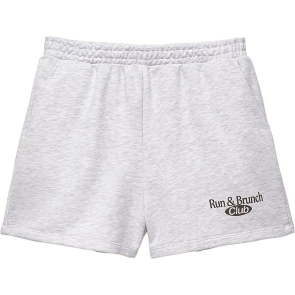 Pull&Bear Nohavice sivá melírovaná / čierna 64957314