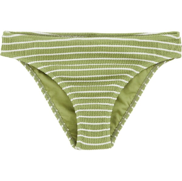 WE Fashion Bikinové nohavičky jablková / biela 65878277