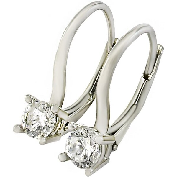 Strieborné náušnice Glare 763 63491429