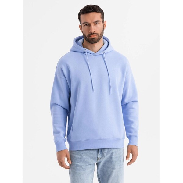 Ombre Clothing Pastelová levanduľová unisex mikina V9 SNBC-0105 63492435