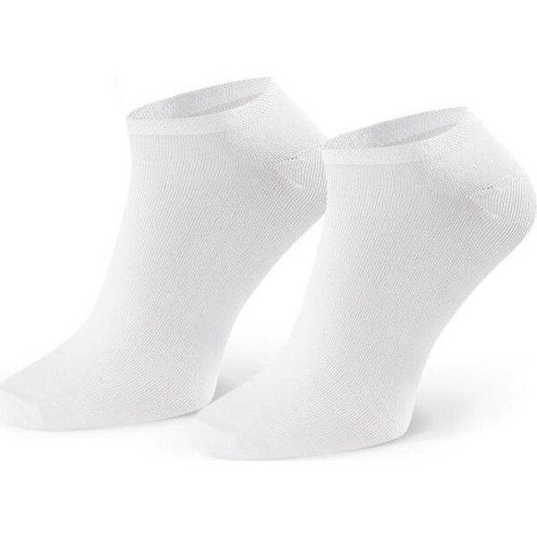 STEVEN Biele pánske nízke ponožky Art. 007 XL001, WHITE 42822784